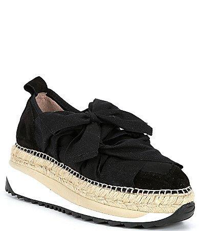 Free People Chapmin Suede Chunky Espadrille Platform Sneakers Product Image