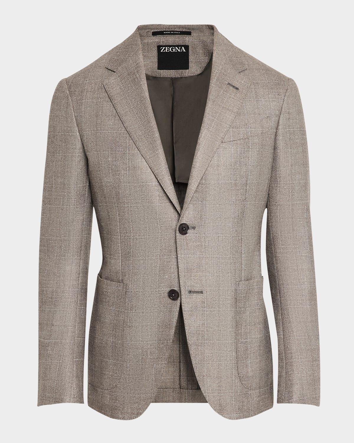 Mens Melange Windowpane Sport Coat product image