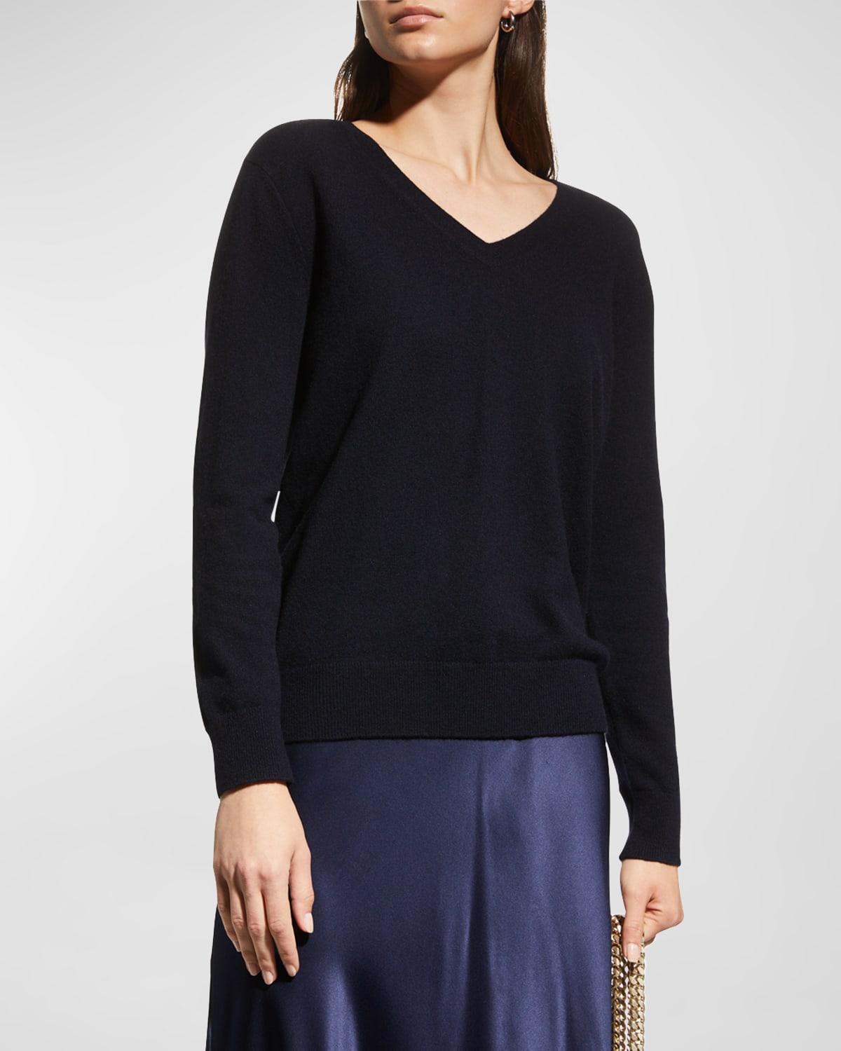 Weekend V-Neck Cashmere Pullover Sweater Product Image