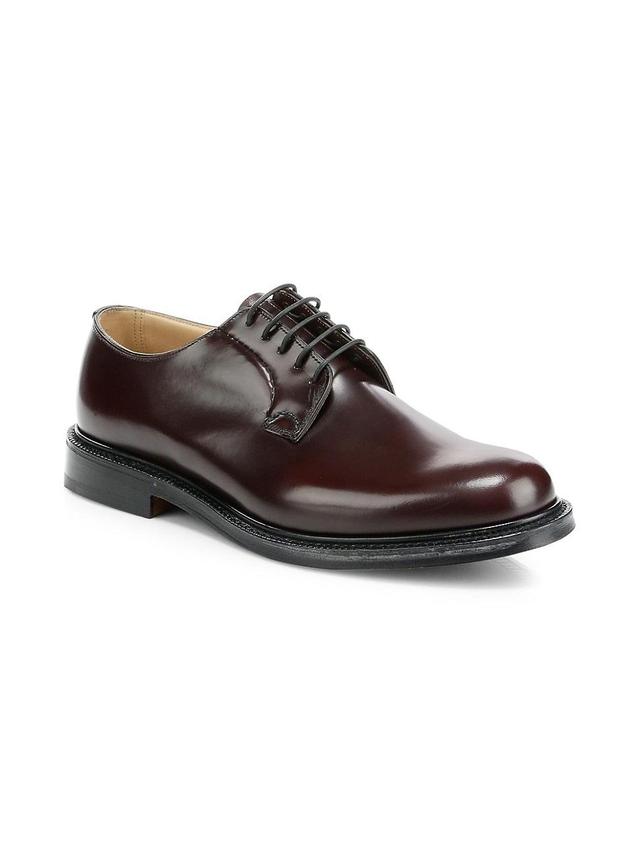 Mens Shannon Lace-Up Leather Oxfords Product Image