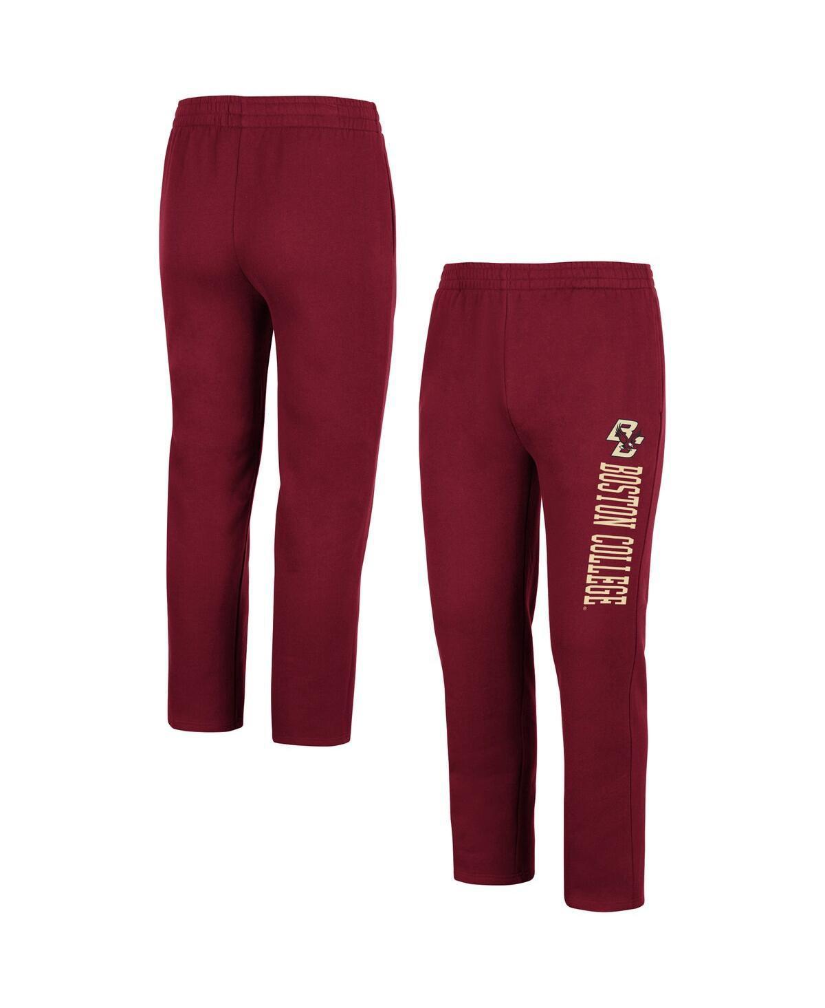 Mens Colosseum Red Wisconsin Badgers Fleece Pants Product Image