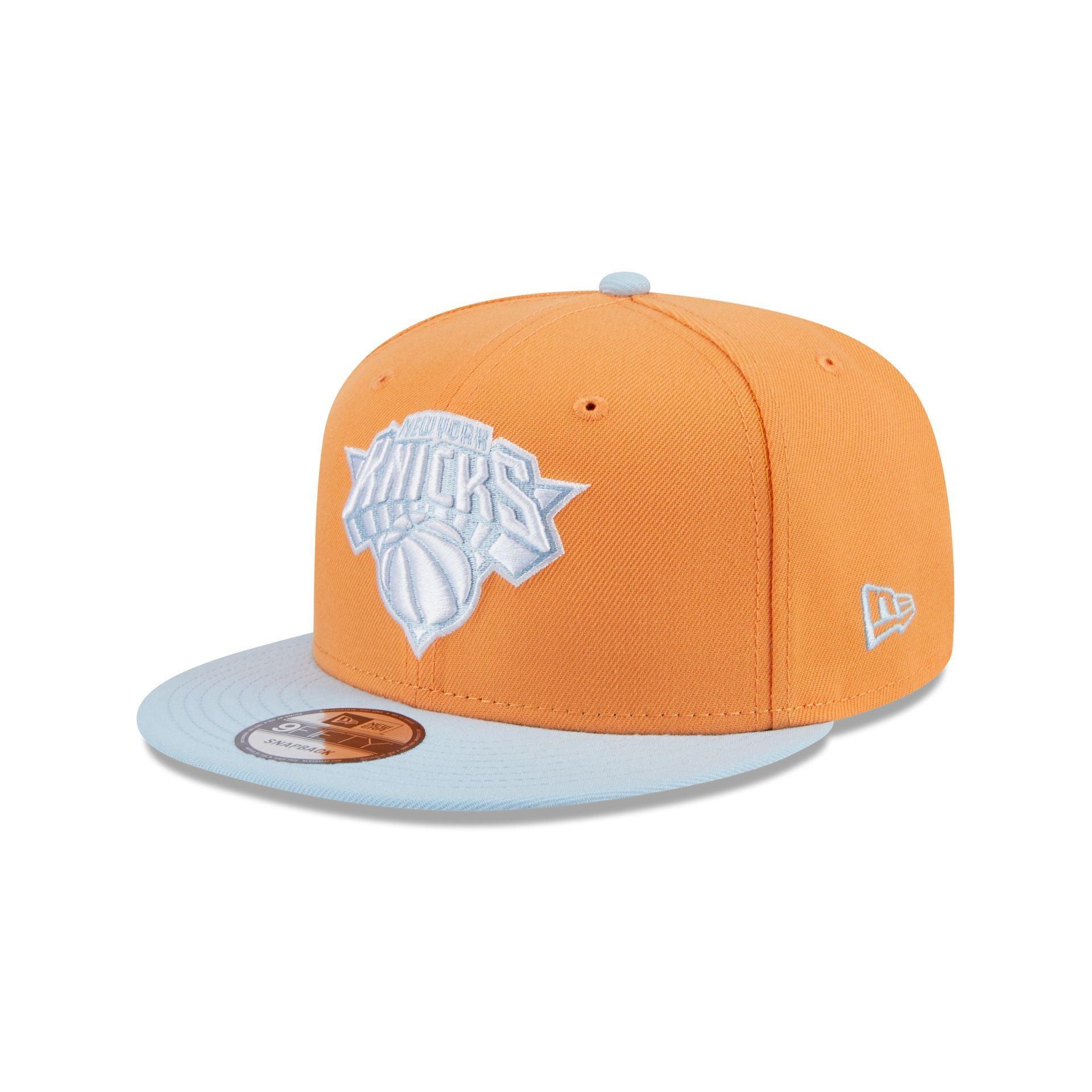 New York Knicks Color Pack Orange Glaze 9FIFTY Snapback Hat Male Product Image