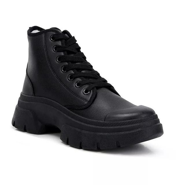 London Rag Roxane Womens Chunky Lace Up Boots Product Image