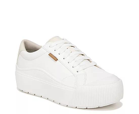 Dr. Scholls Womens Time Off Max Platform Sneakers - White Product Image