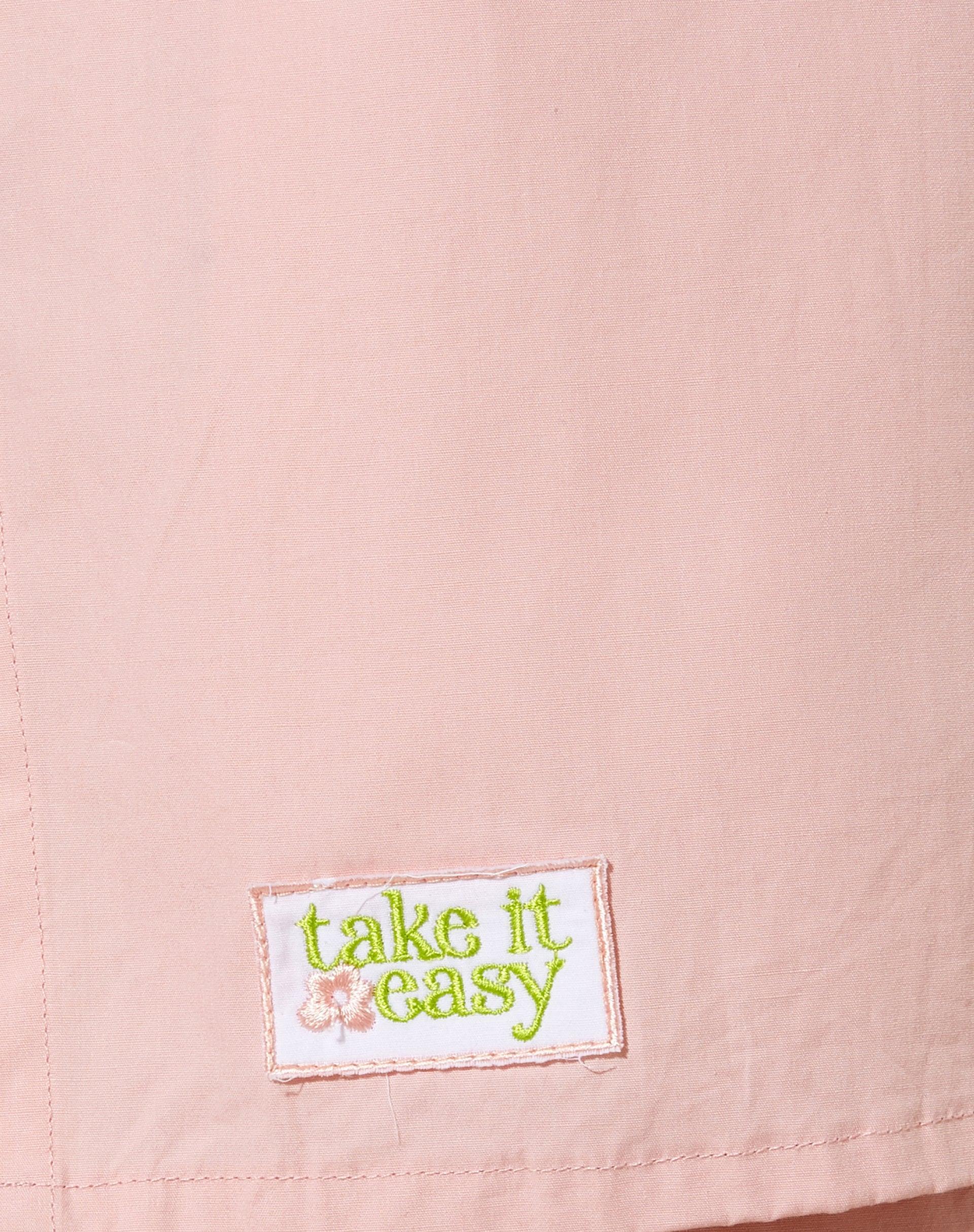 Smita Shirt in Poplin Pink Lady Take It Easy Product Image