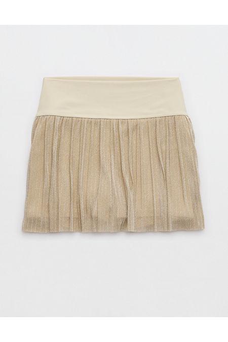 OFFLINE By Aerie Real Me Pleated Glitter Skort Women's Product Image