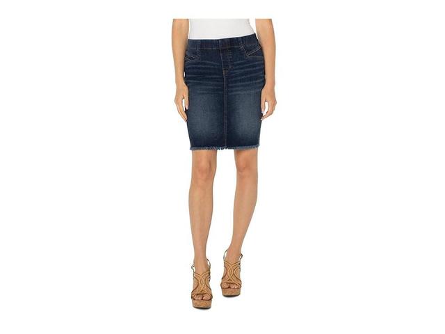 Liverpool Los Angeles Chloe Pull-On Cat Eye Skirt (Linville) Women's Skirt Product Image