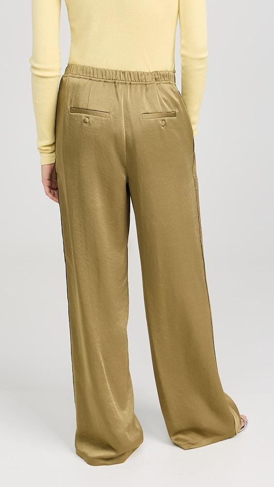 Vince Mid Rise Side Strap Wide Leg Pants | Shopbop Product Image