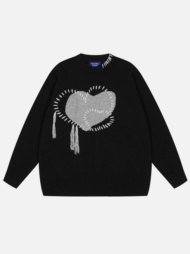 Aelfric Eden Tassel Heart Sweater Product Image