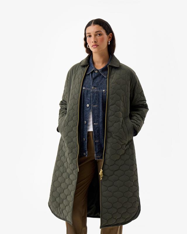 Fionn Long Quilted Coat Female Product Image