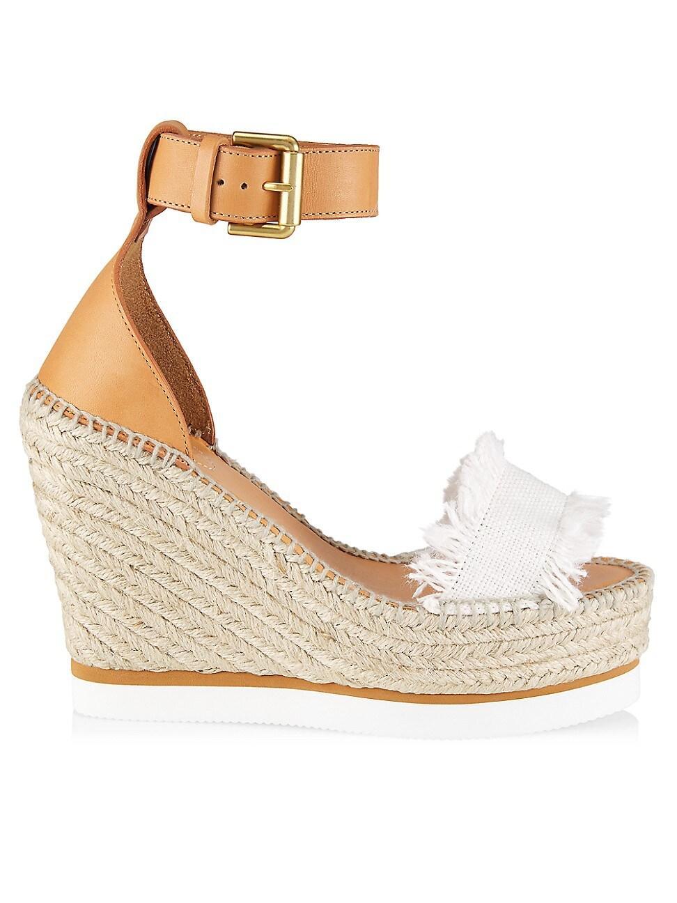 Womens Glyn Canvas Espadrille Wedges Product Image