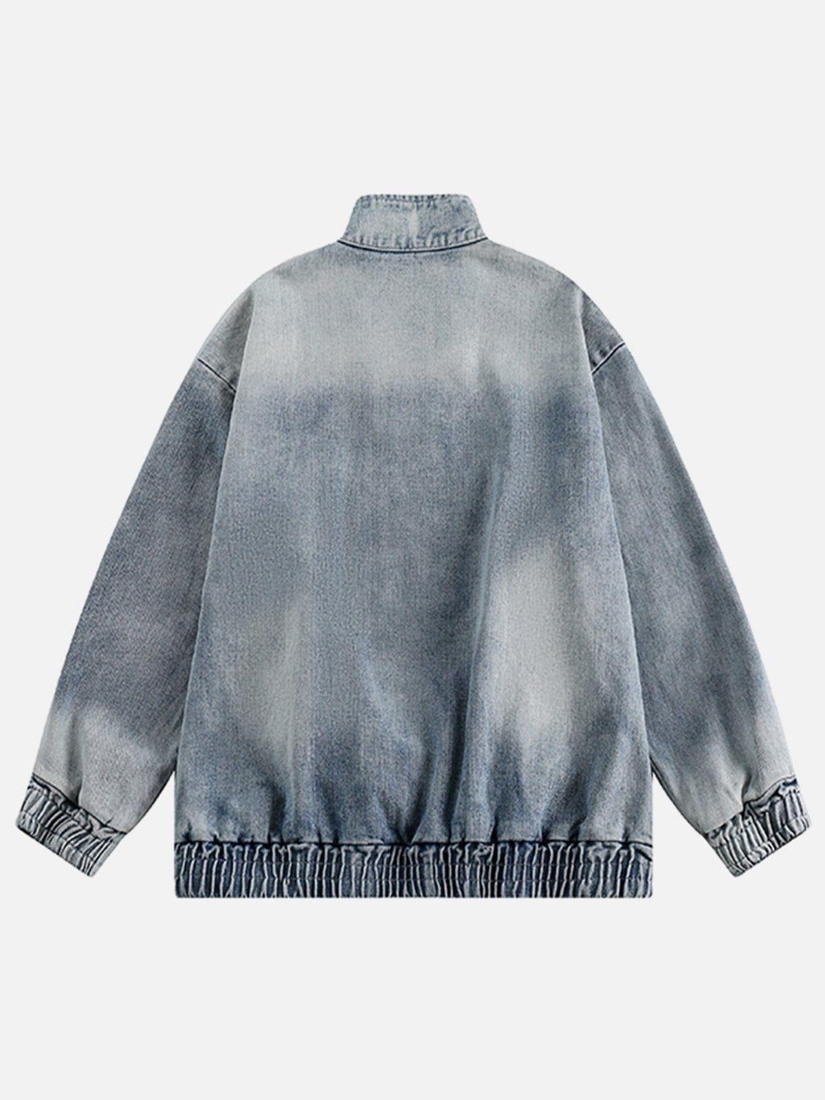 Aelfric Eden Fringe Embroidery Washed Sweatshirt Product Image