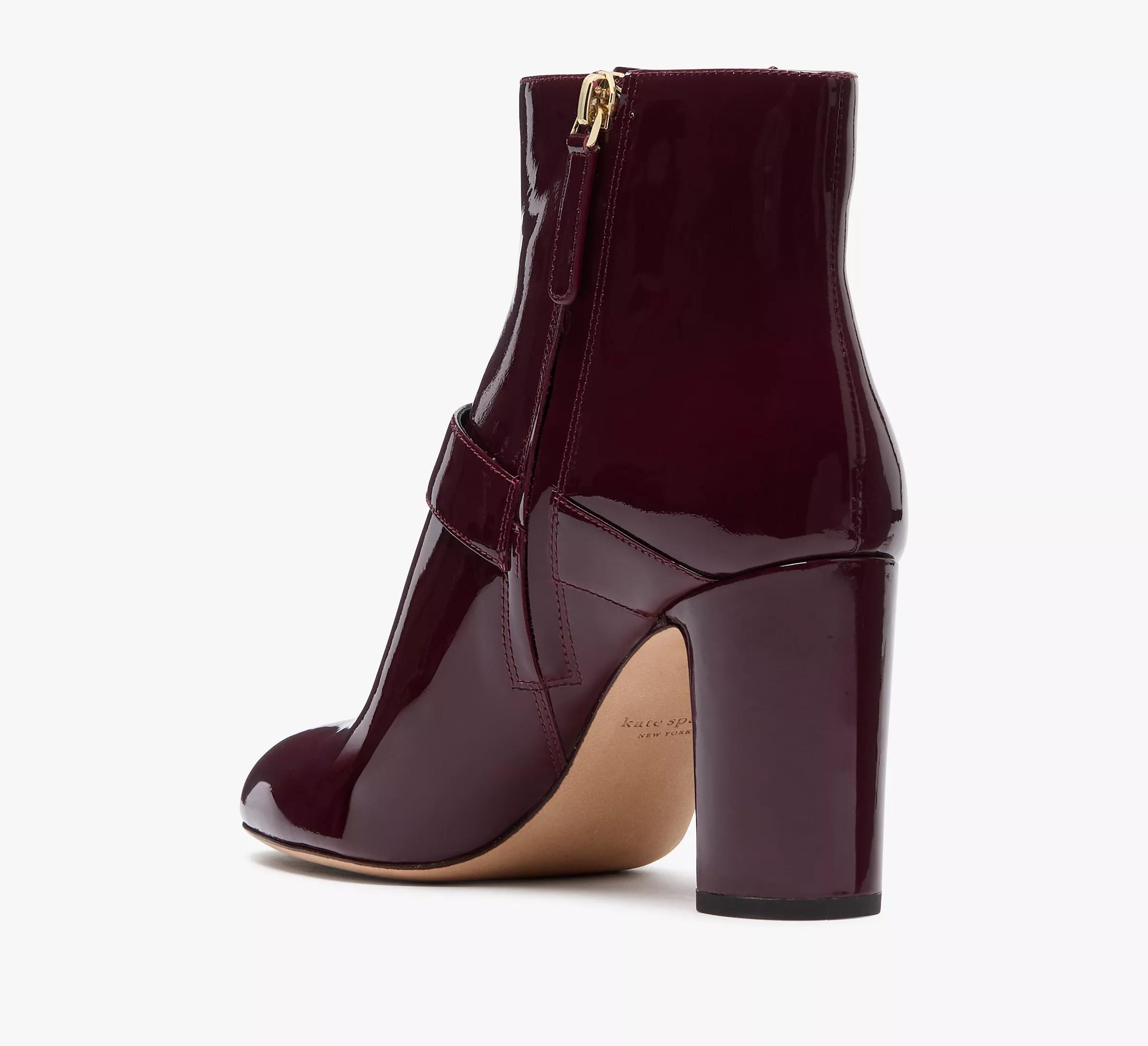 Dakota Patent Leather Zip Up Booties Product Image