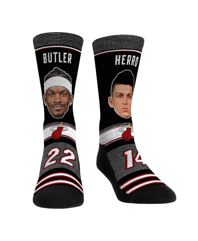 Rock Em Socks Jimmy Butler & Tyler Herro Miami Heat Teammates Player Crew Socks, Mens Product Image