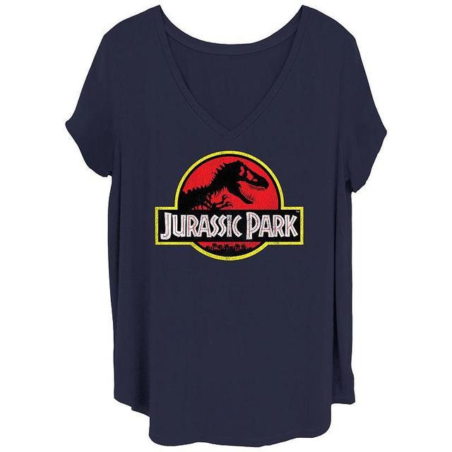 Juniors Plus Size Jurassic Park Logo Graphic Tee, Girls Product Image