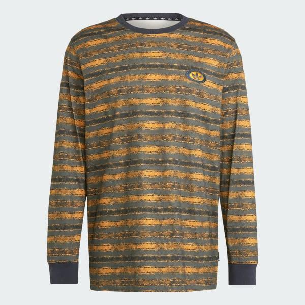 adidas Originals 90s Long Sleeve Stripe Tee Product Image