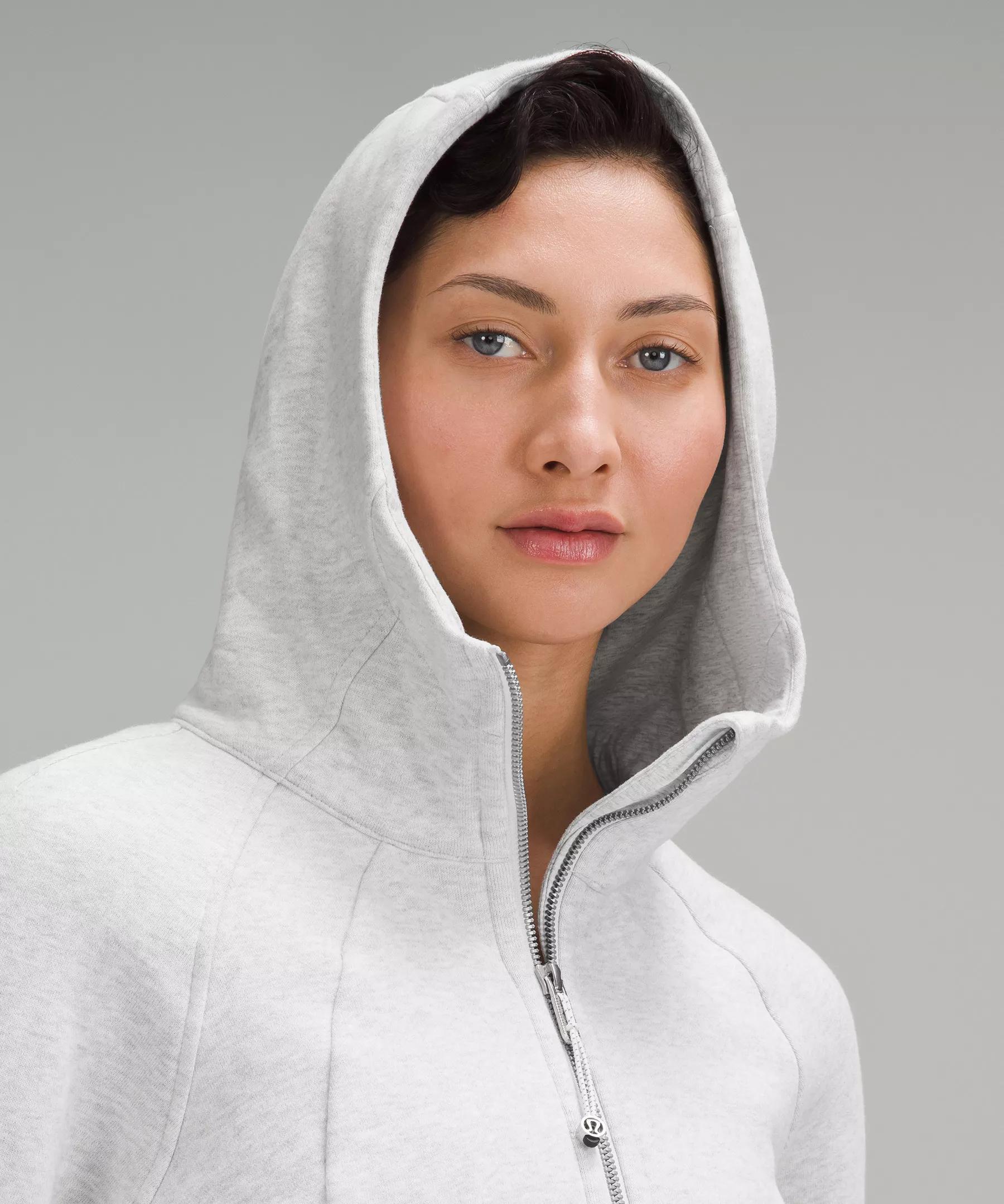 Scuba Full-Zip Cropped Hoodie Product Image