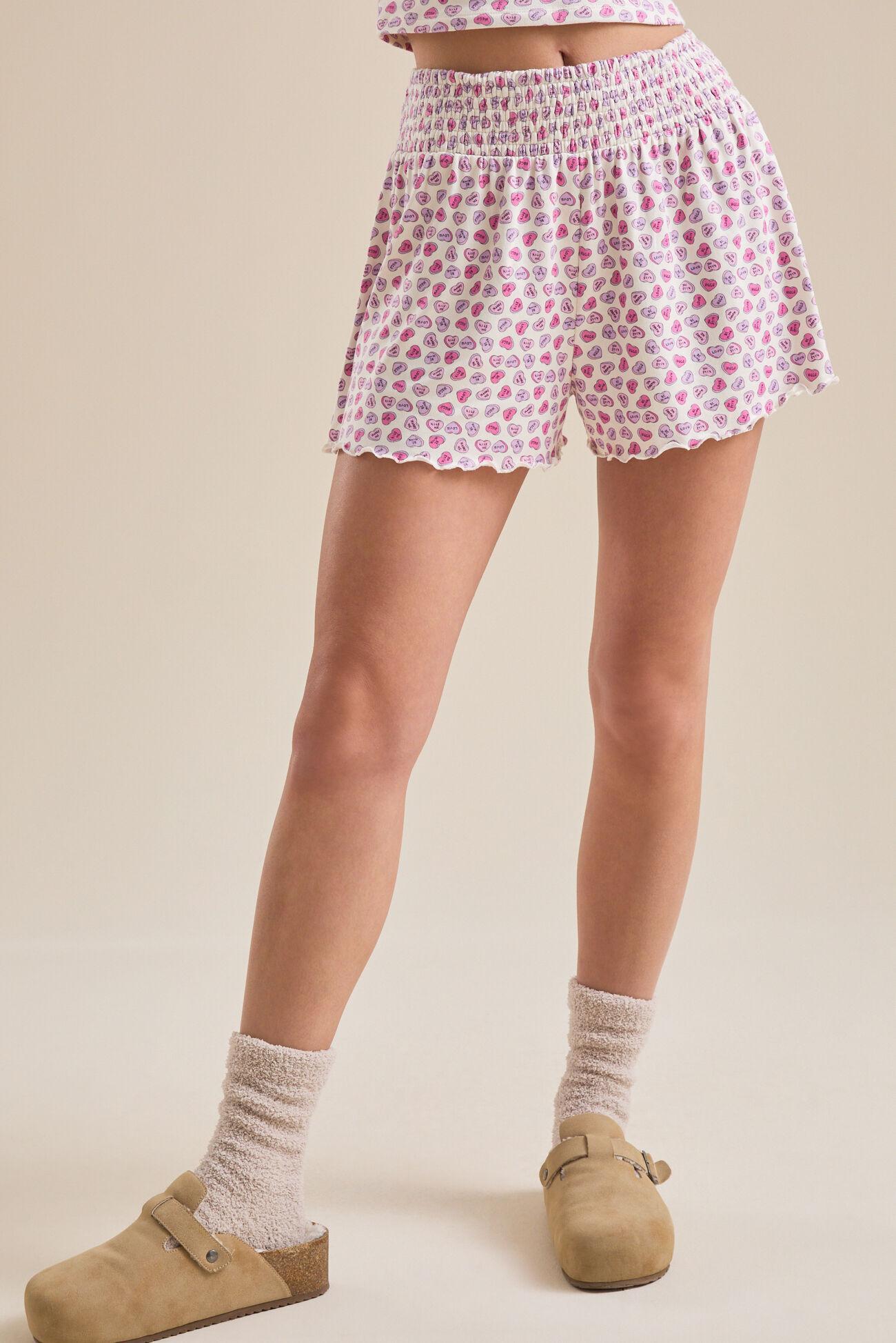 Candy Heart Lounge Shorts Product Image