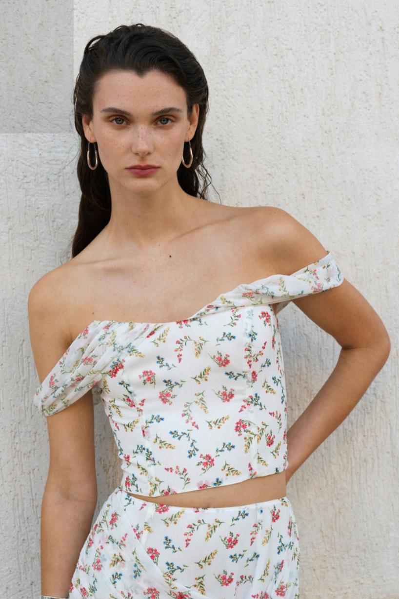 Floriana Hallie Crinkle Top Product Image