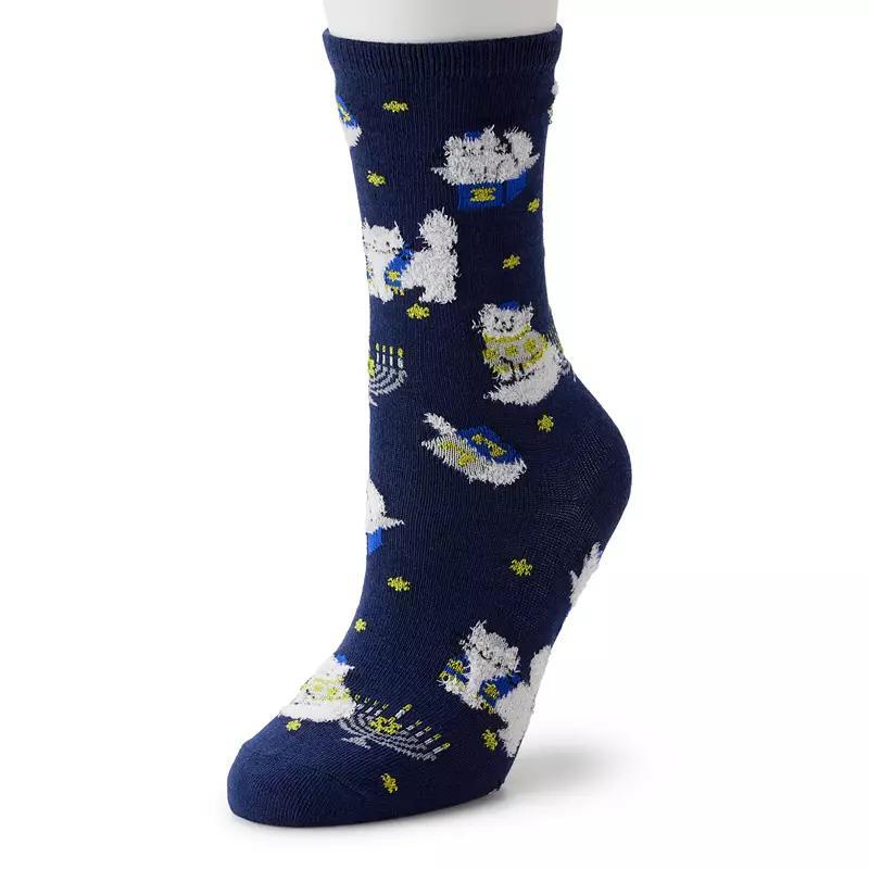 Womens Holiday Crew Socks Product Image