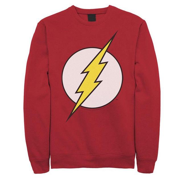 Mens DC Comics The Flash Large Classic Chest Logo Sweatshirt Product Image