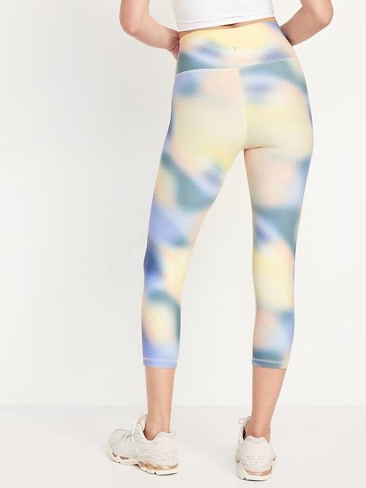 High-Waisted PowerSoft Crop Leggings Product Image