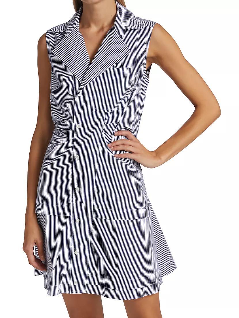 Striped Cotton-Blend Shirtdress product image