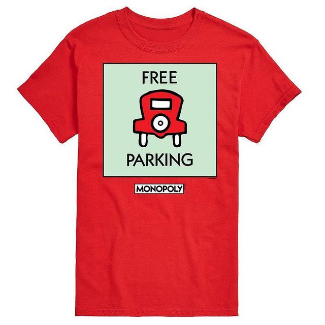 Mens Monopoly Free Parking Graphic Tee Product Image