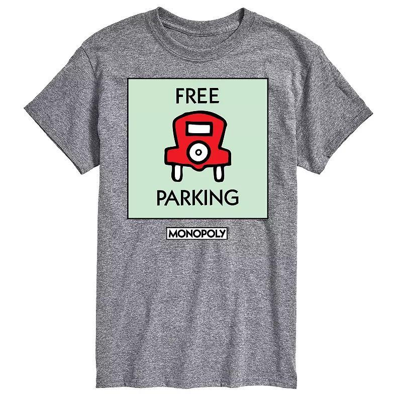 Mens Monopoly Free Parking Graphic Tee Product Image