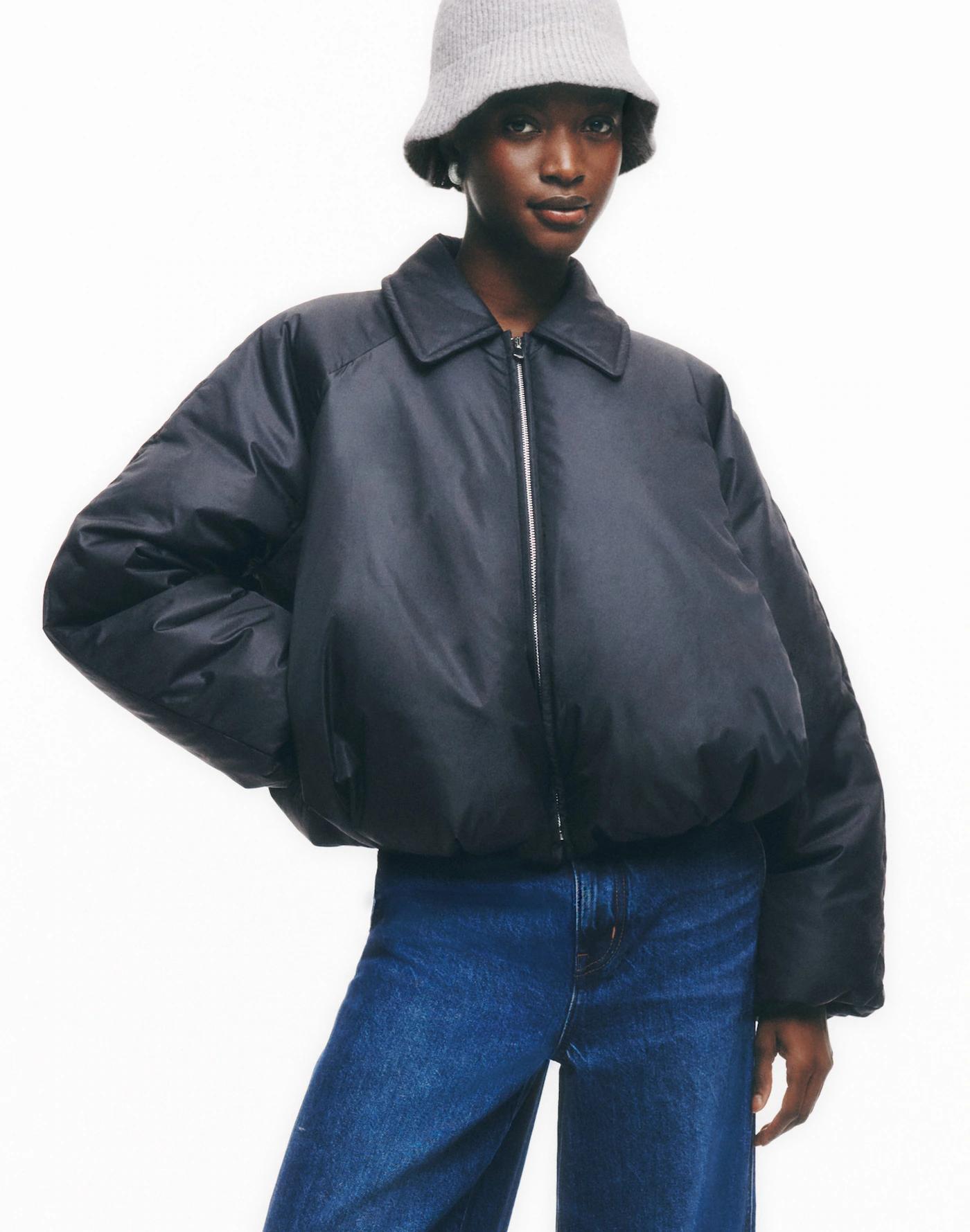 Bomber Puffer Jacket Product Image