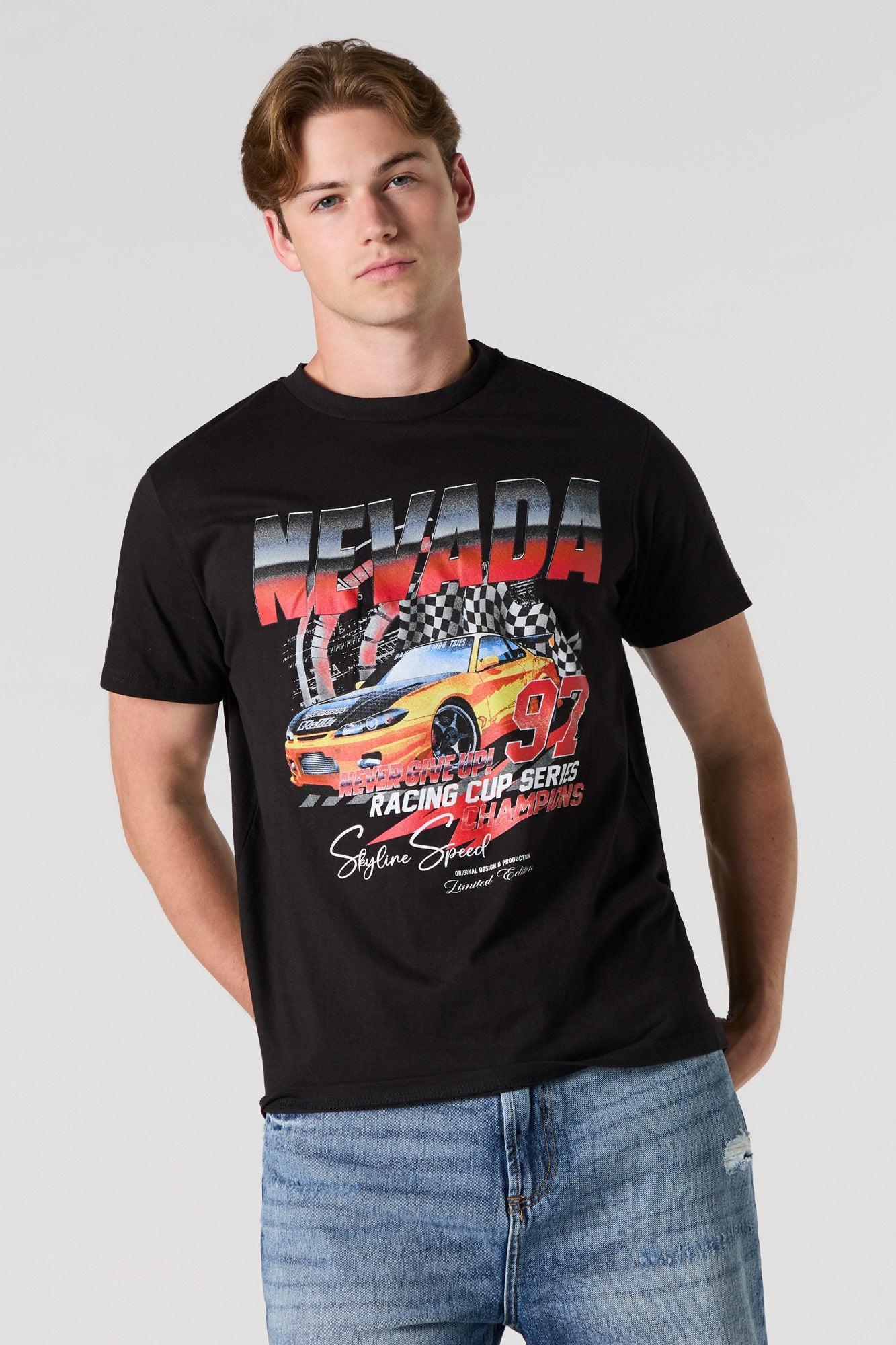 Nevada Racing Graphic T-Shirt Male Product Image