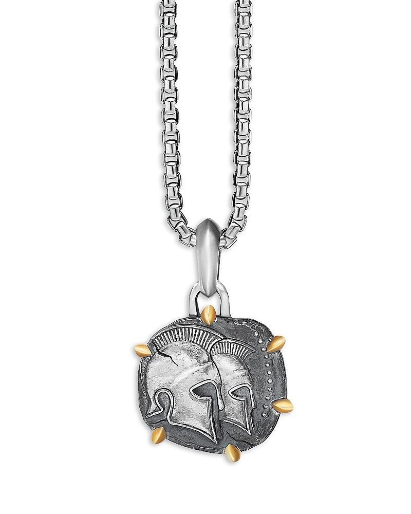 David Yurman Sterling Silver & 18K Yellow Gold Zodiac Gemini Amulet Enhancer Product Image