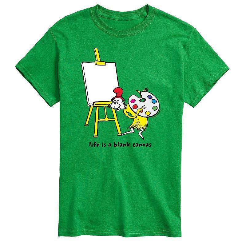 Big & Tall Dr Seuss Lifes A Blank Canvas, Mens Product Image