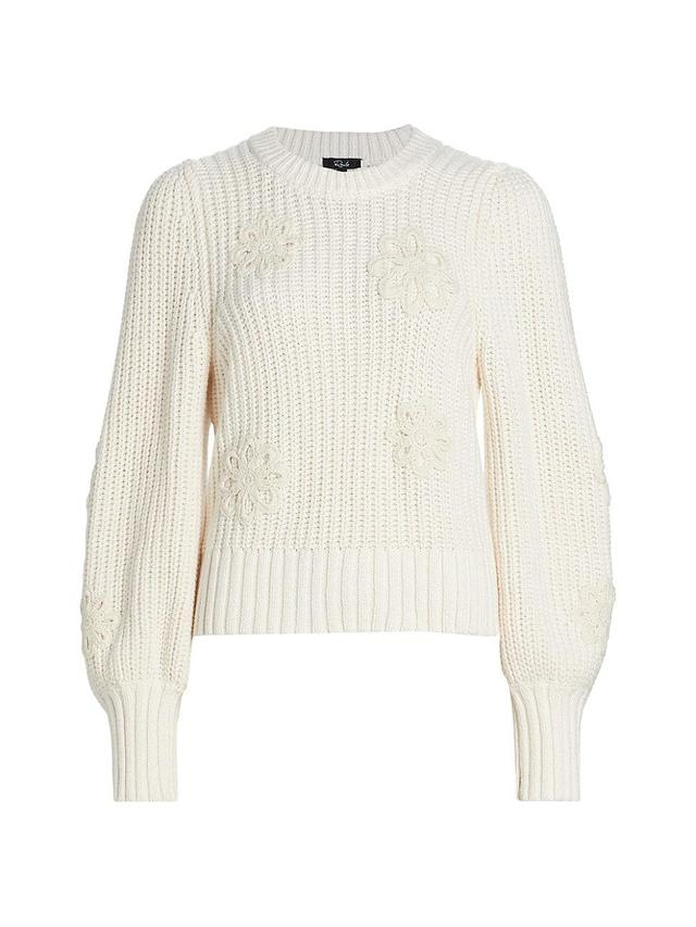 Womens Romy Knit Cotton-Blend Sweater Product Image