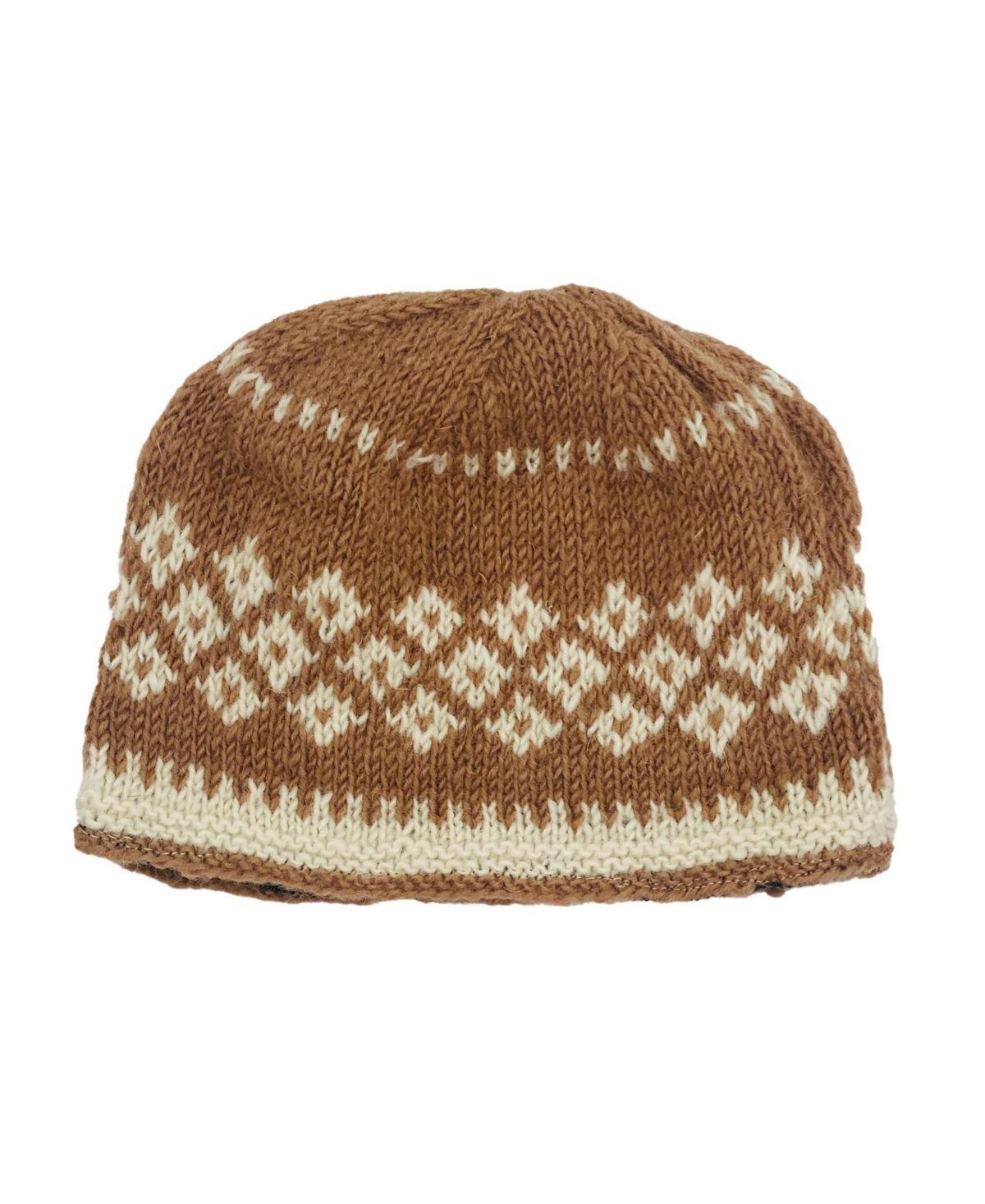 Feelgoodz Womens Artisan Hand-Knit Vail Winter Wool Beanie Hat Product Image