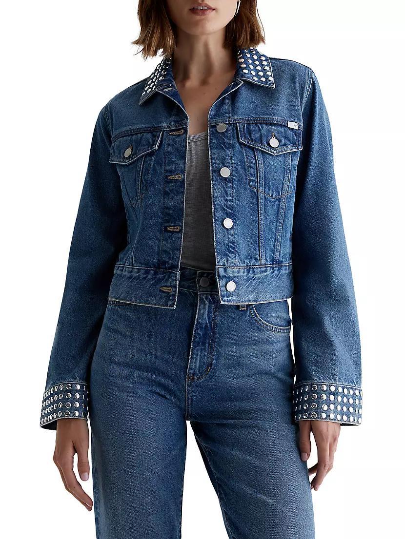 Isa Studded Denim Jacket product image