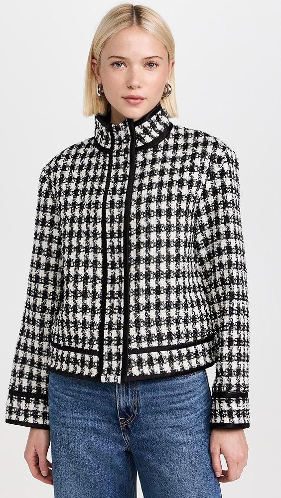 alice + olivia Corwin Boat Collar Jacket | Shopbop Product Image