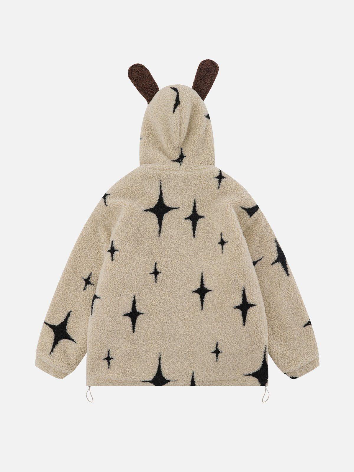 Aelfric Eden Starry Sherpa Hooded Coat Product Image