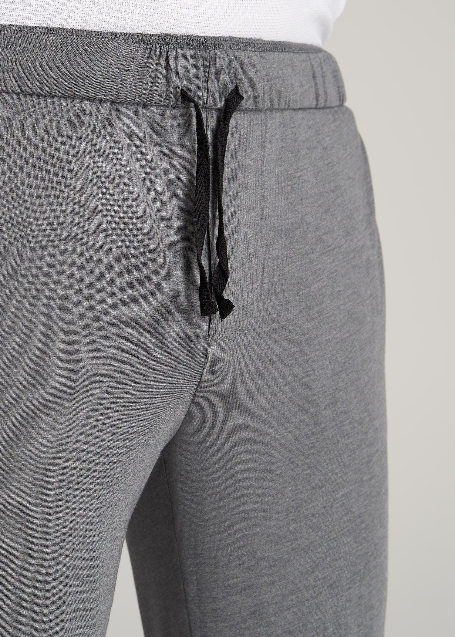 Lounge Pajama Pants for Tall Men in Charcoal Mix Product Image