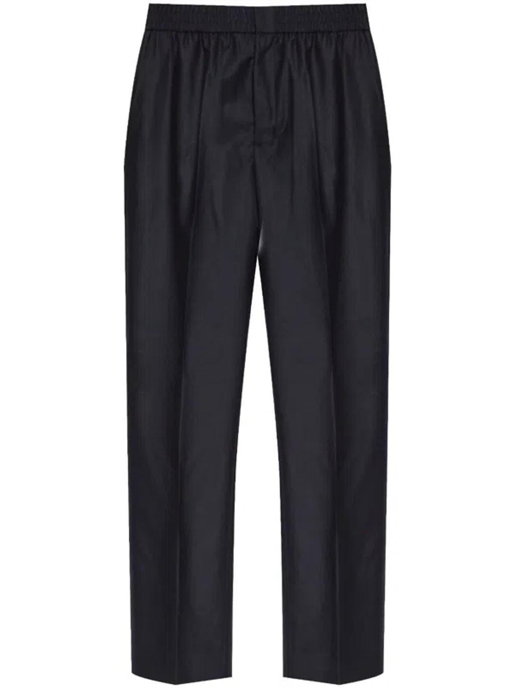 Wool Trousers In Blau Product Image