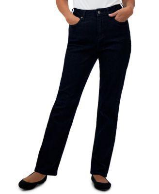 Style & Co Petite High-Rise Straight-Leg Jeans, Created for Macys Product Image