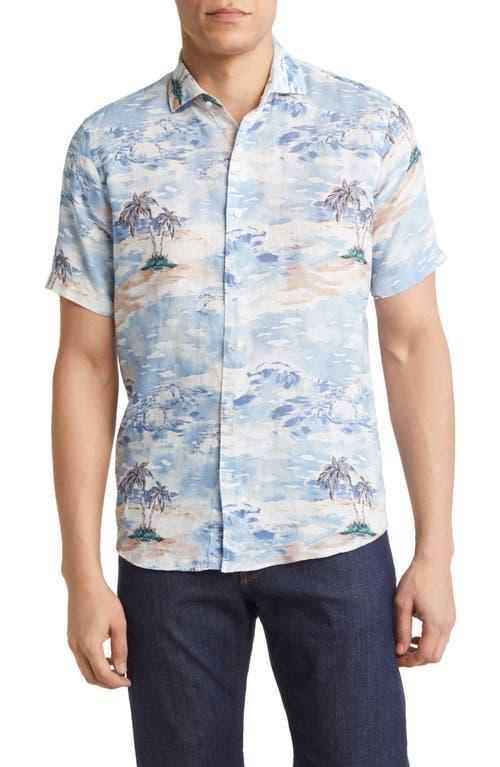 Peter Millar Crown Crafted Tropics Linen Sport Shirt Product Image