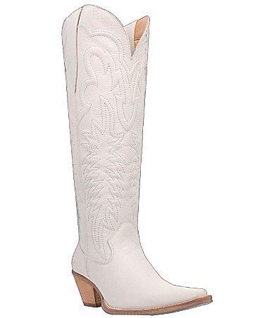 Dingo Raisin Kane Embossed Leather Tall Western Boots Product Image