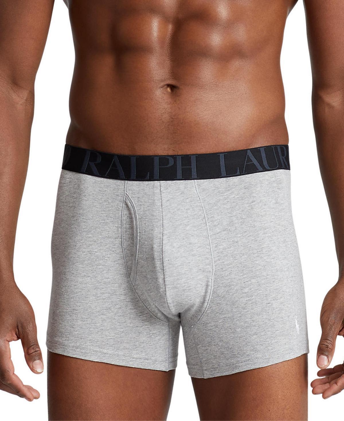 Polo Ralph Lauren Mens 3-Pack. Classic Stretch Trunks - Pale Royal Heather Product Image