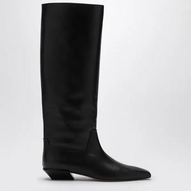 PARIS TEXAS Bettina Black Leather Boot Product Image