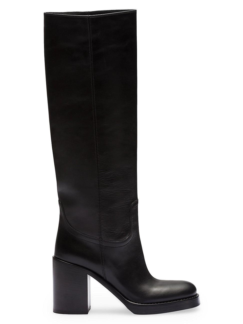 Womens Leather Boots Product Image