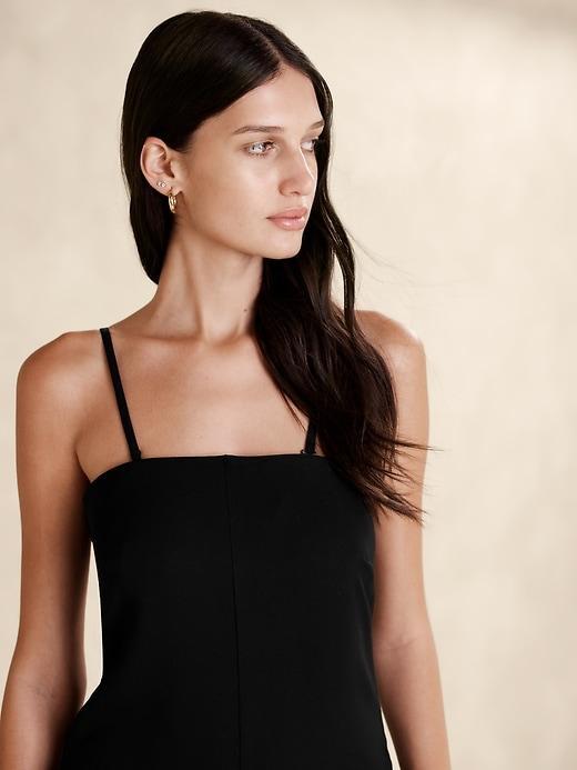 Onda Strapless Crepe Jumpsuit Product Image