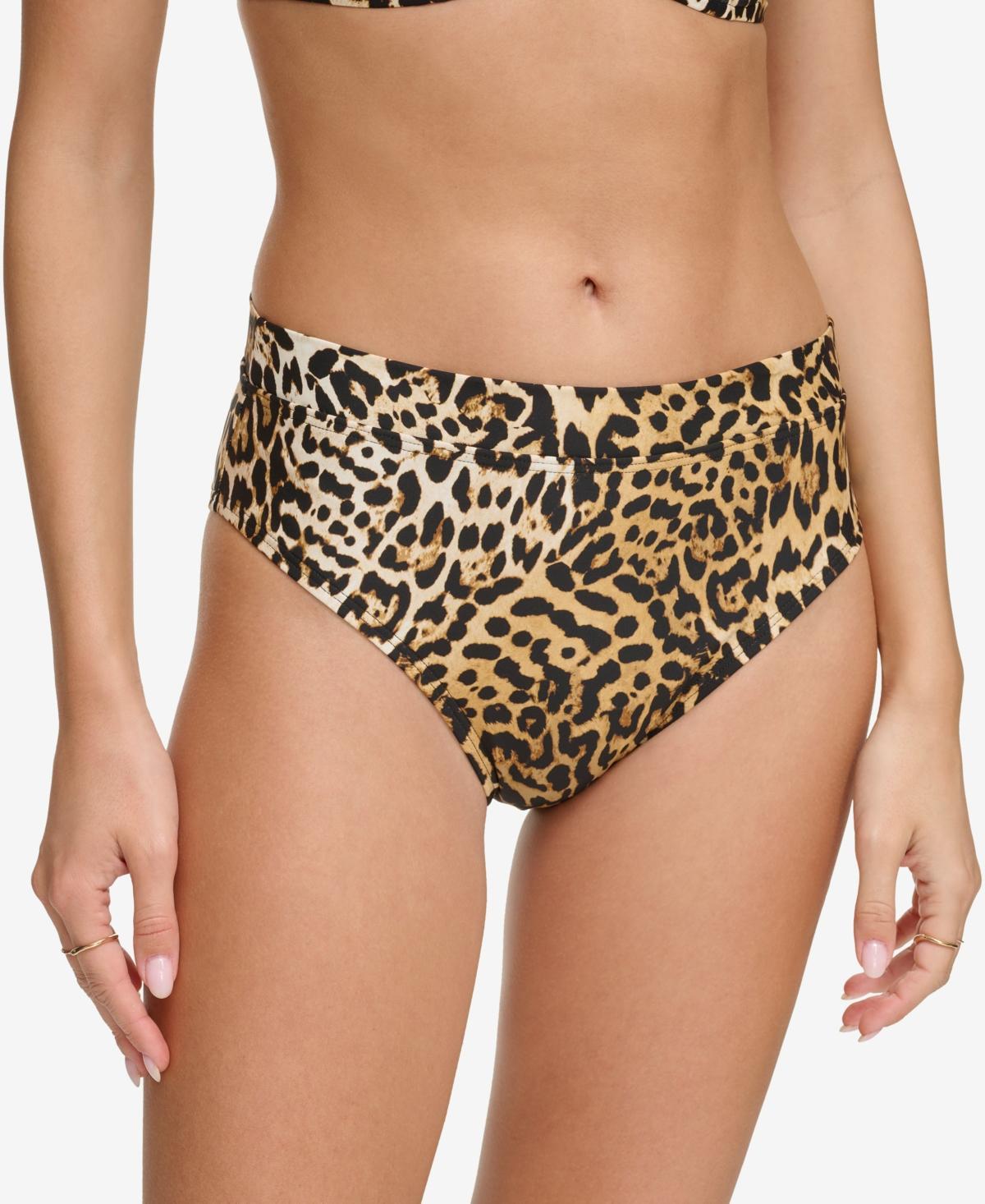 Dkny Womens High Waist Bikini Bottoms Product Image