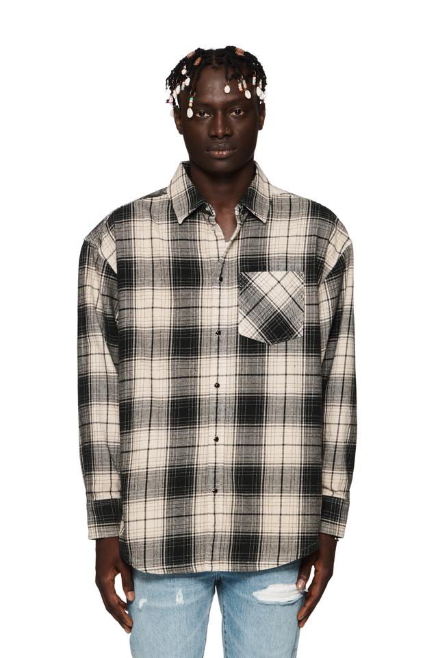 Wordmark Plaid Western Shirt Male Product Image