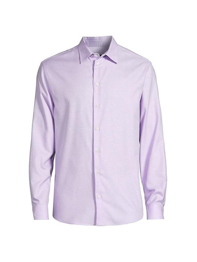 Mens Micro Button-Up Sport Shirt Product Image